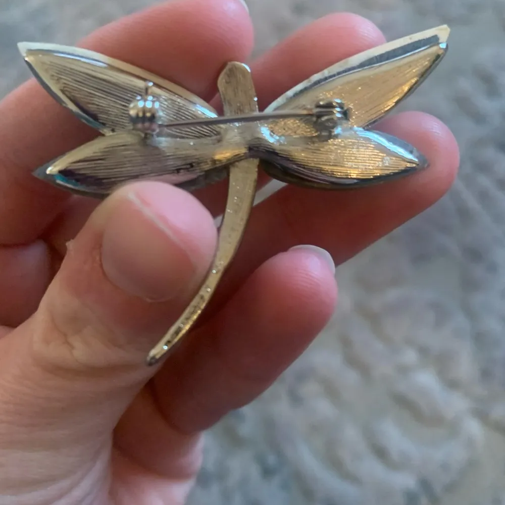 Vintage Liz Claiborne Elegant Dragonfly Brooch - Image 3
