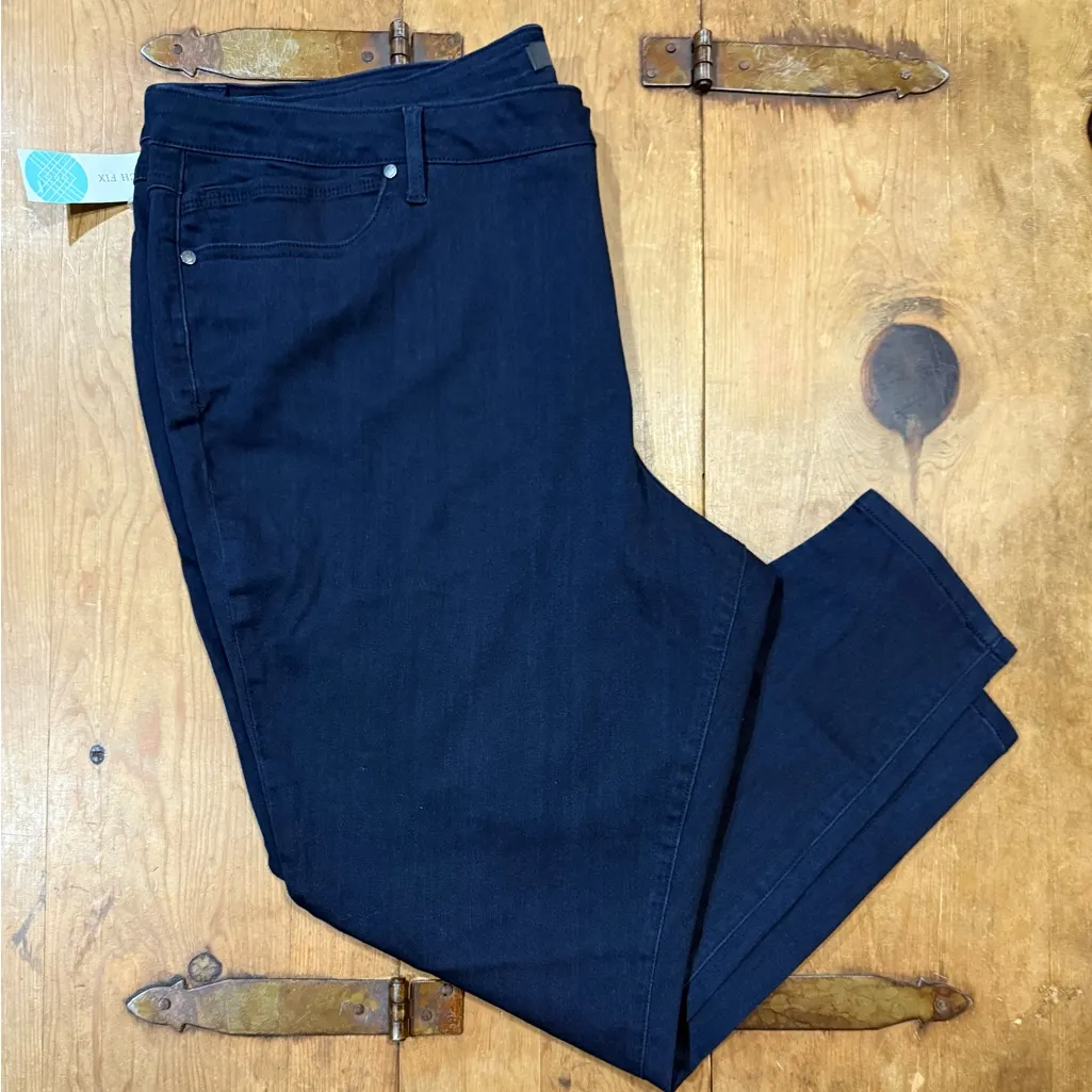 1822 Denim Kim mid rise Deep Indigo Skinny Jeans size 24 - Image 2