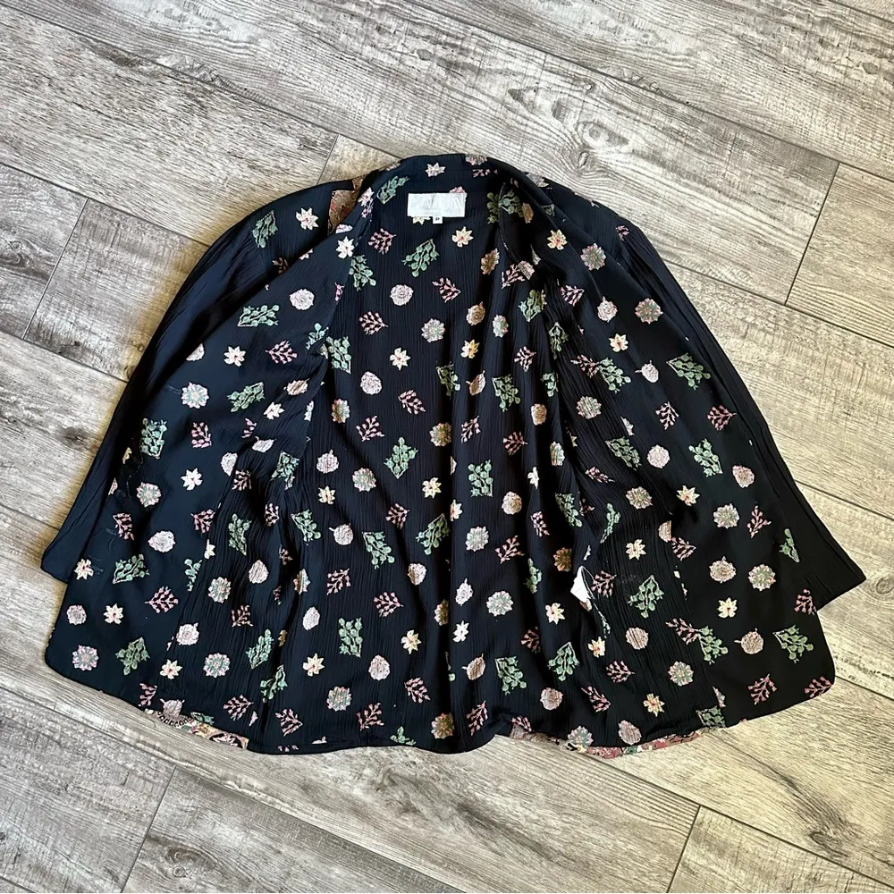 Vintage 1980s crepe patchwork jacket - Image 13