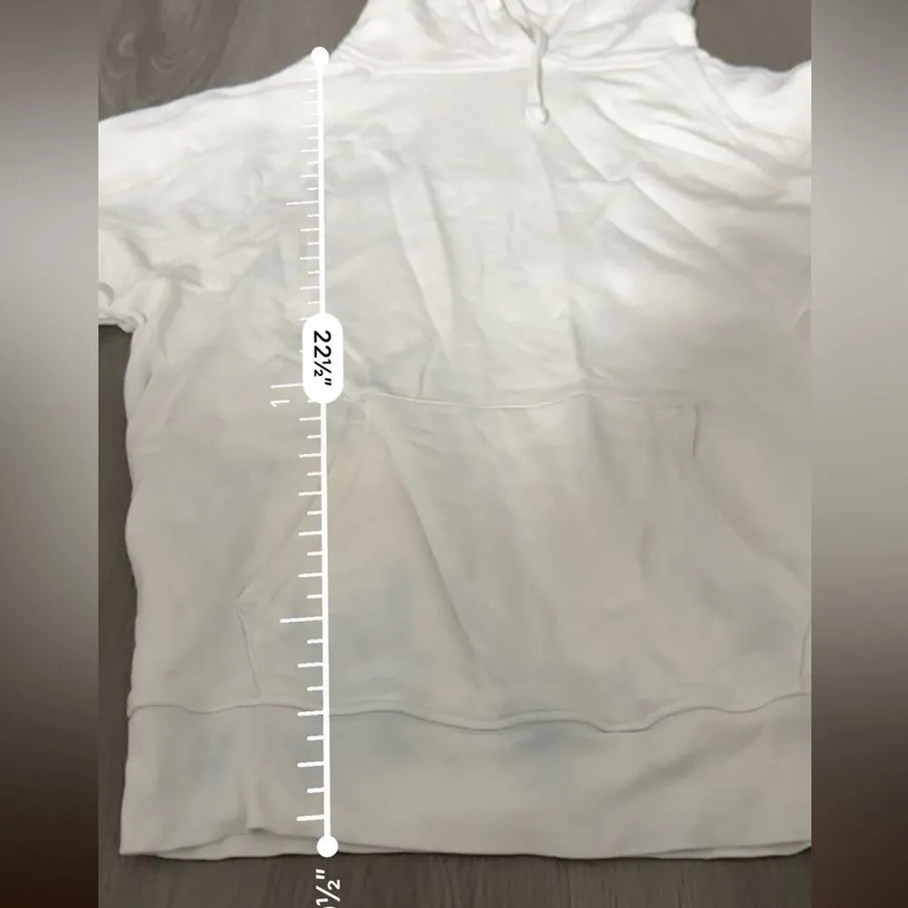 Reformation Tanner White & Blue Light Tie Dye Long Sleeve‎ Hoodie in Tornado XS - Image 13