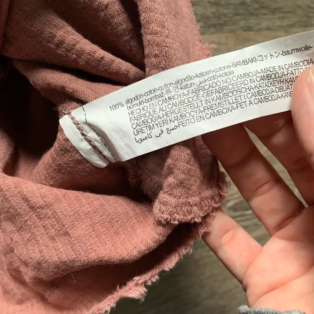 Zara Oversized Pink Corduroy Jacket XS - Image 7