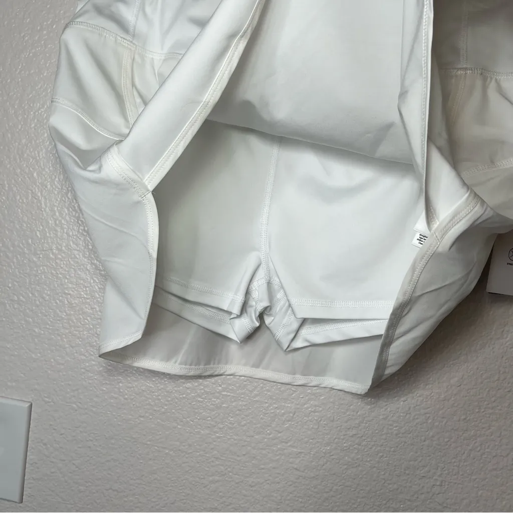 DKNY sport white tennis Skort size XL athletic workout skirt preppy - Image 6