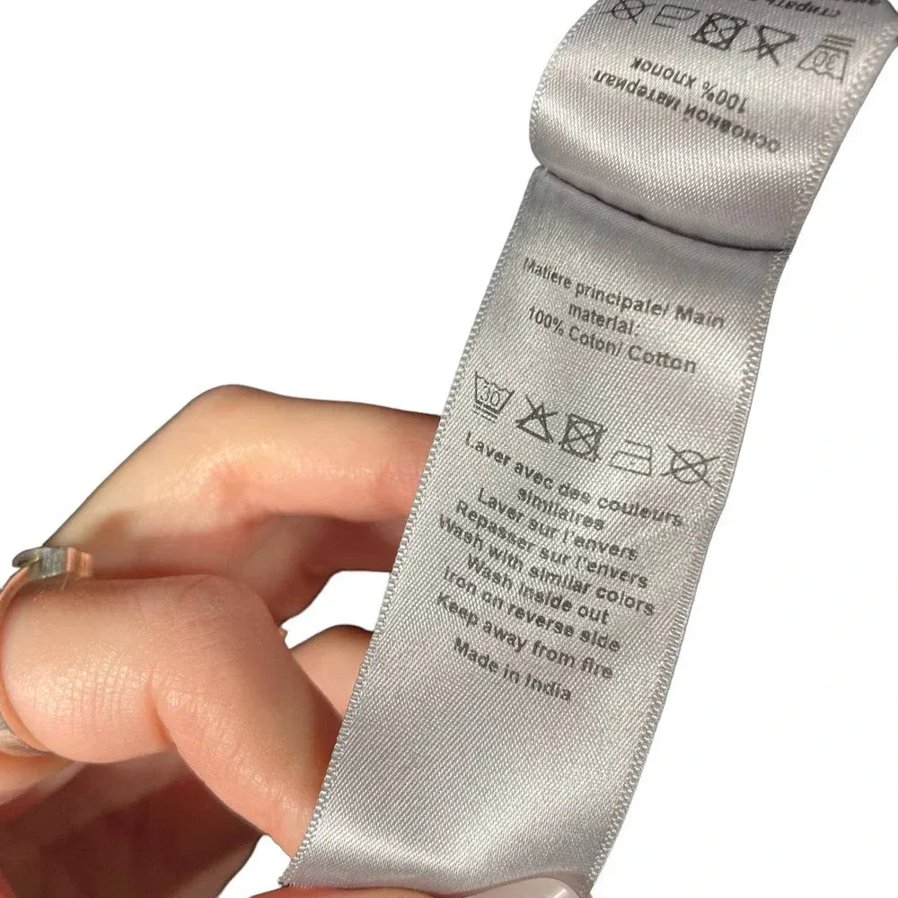 Zadig & Voltaire Clipper Skull Foil Sweatshirt Hoodie Black Gold Size Small‎ - Image 9