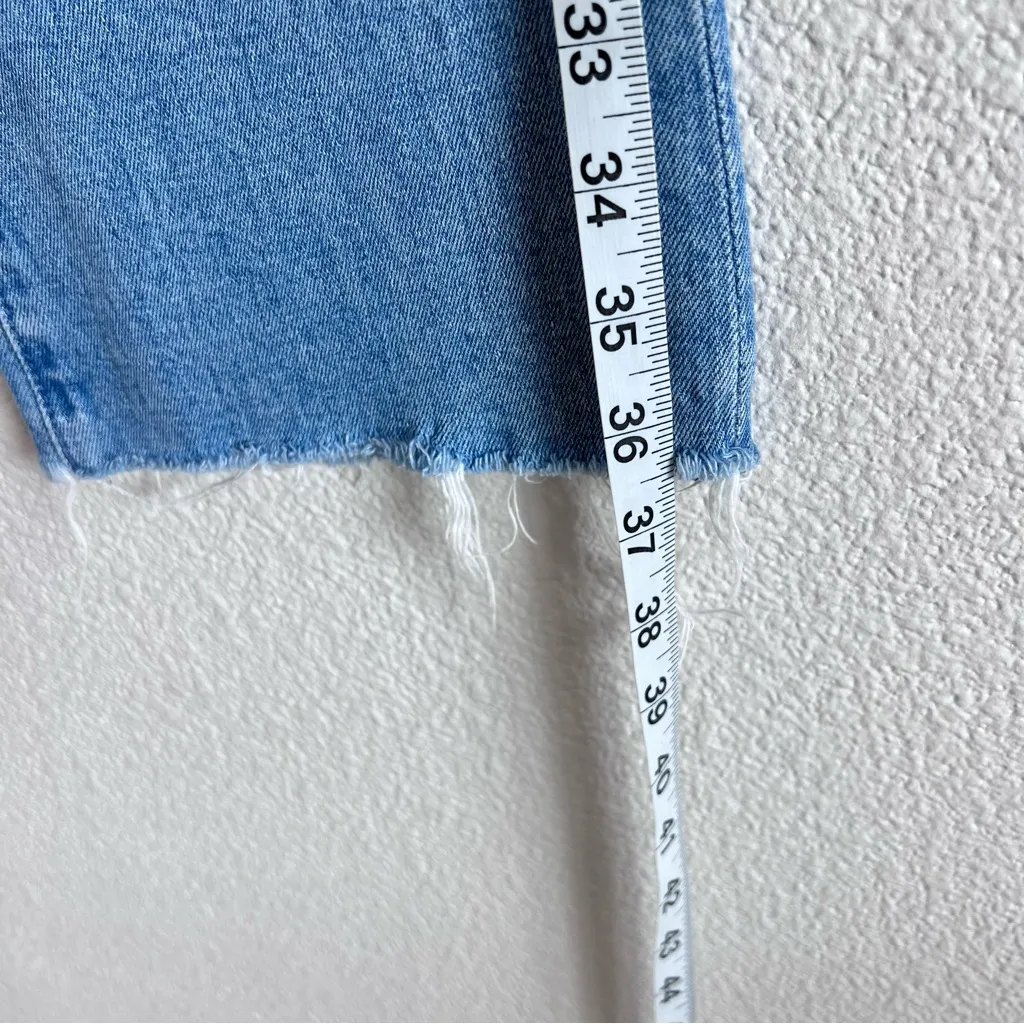 Mother Women's The Hustler Ankle Fray in Sworn to Secrecy Blue Size 24 - Image 9