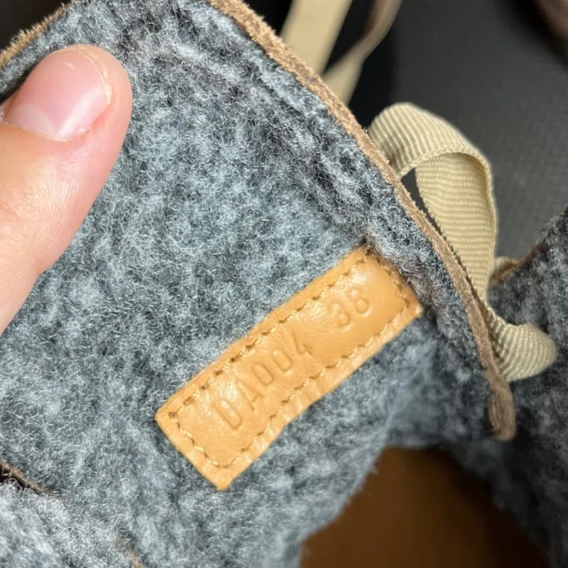 New‎ Panchic Women's Ankle Boots Suede Sneakers Lace Up Size 38, US 8 - Image 8