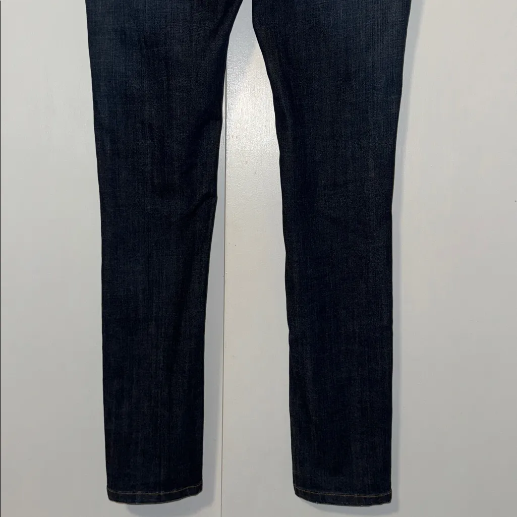 Silence & Noise Straight Leg Jeans Dark Blue Stretch Cotton Denim Women’s 30 - Image 6