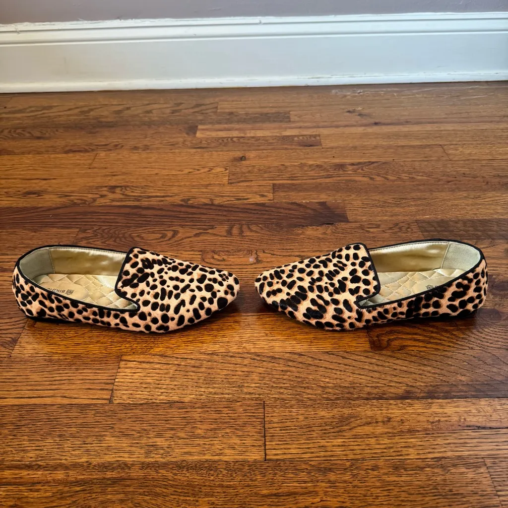 Birdies Women’s The Starling Limited Cheetah Calf Hair Loafers‎ Size 7 - Image 4