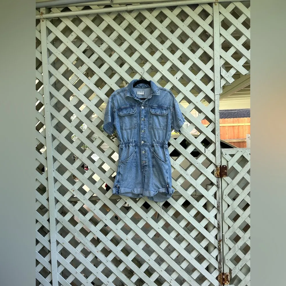 Free people Marci Cuffed Shortall romper - Image 7