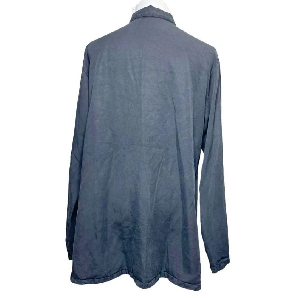 Bryn Walker Small  Top Blouse Tencel Lagenlook Wearable Art - Image 3