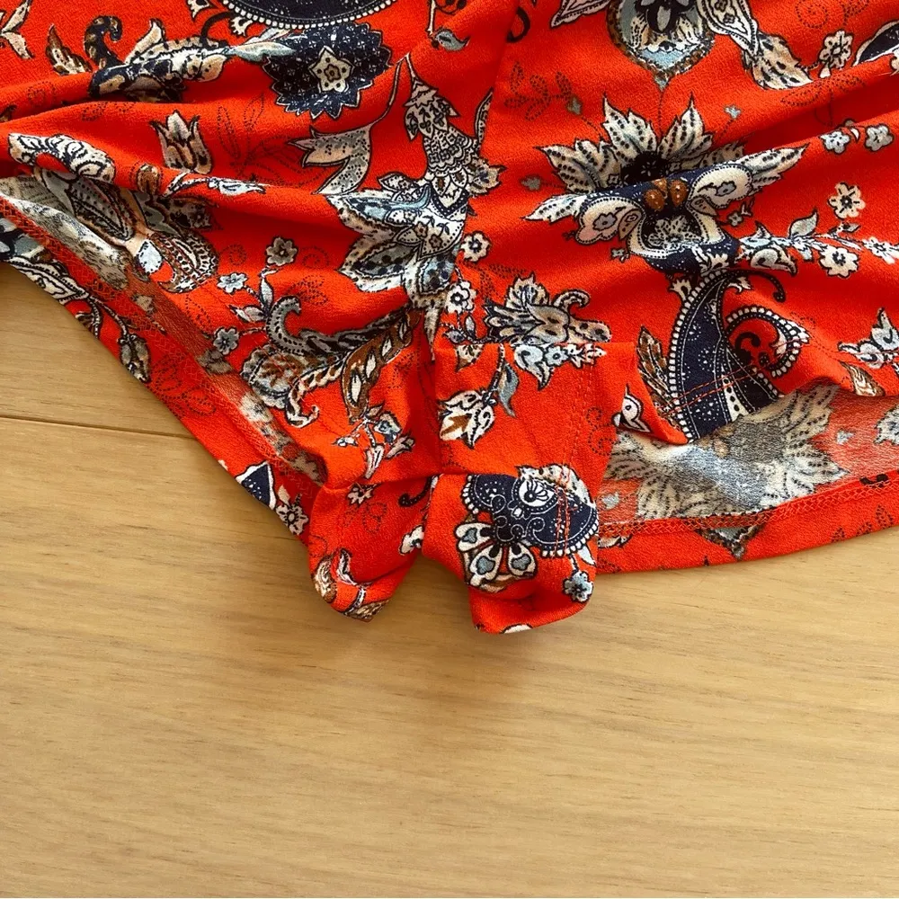 NWOT Floral tie romper - Image 5