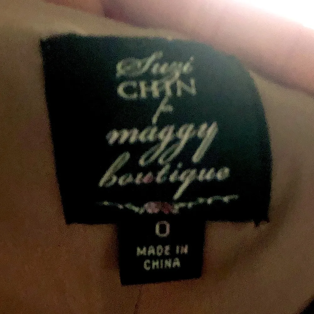 Suzi Chin for Maggy Boutique Tan Dress NWOT Brown Size 0 - Image 3