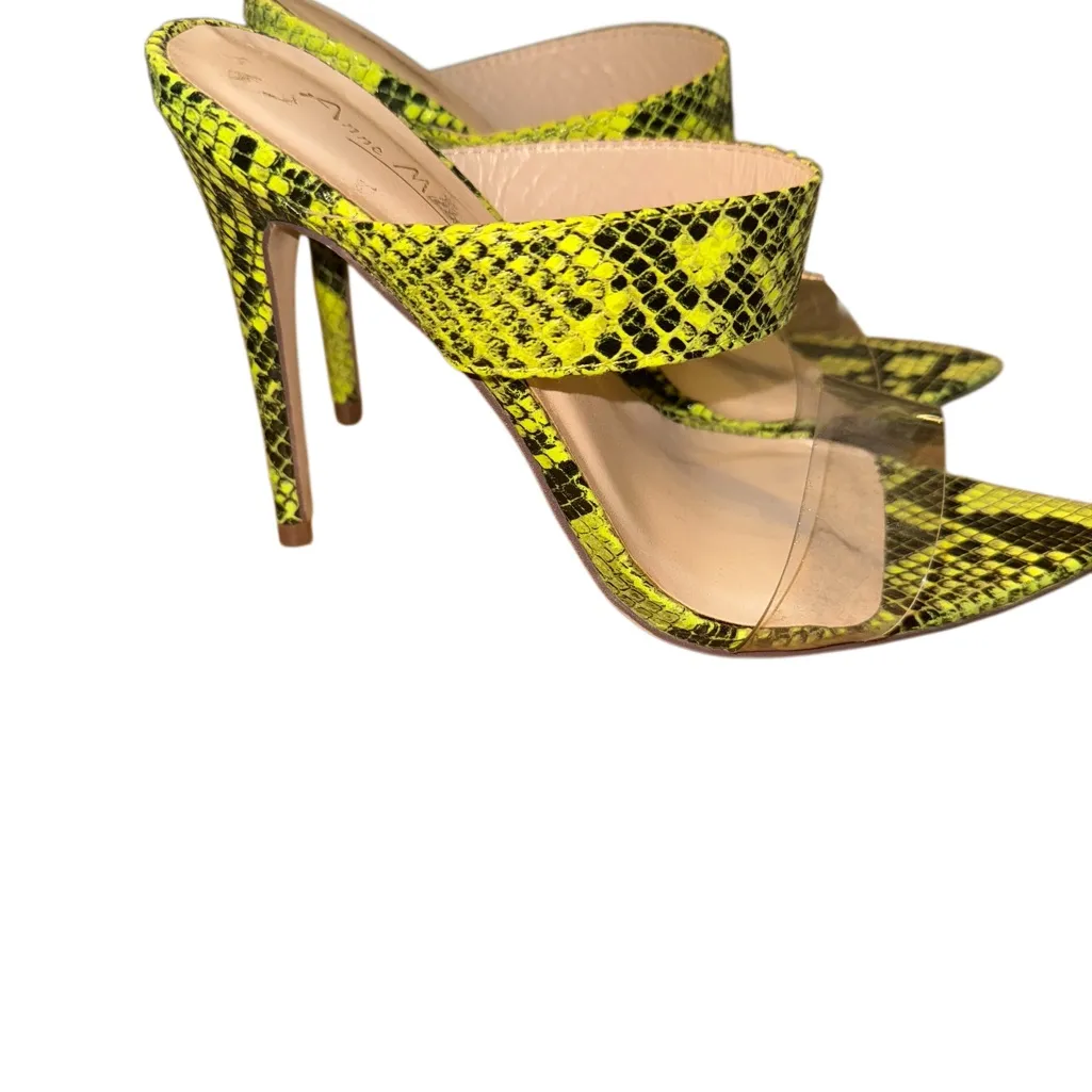 ANNE MICHELLE  
EXCEPTION-3.1 2 BAND POINTY TOE HEELS - Image 3