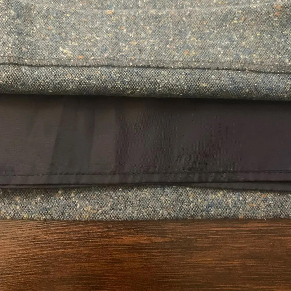 Barney's New York blue wool blend pencil skirt size 6 - Image 6