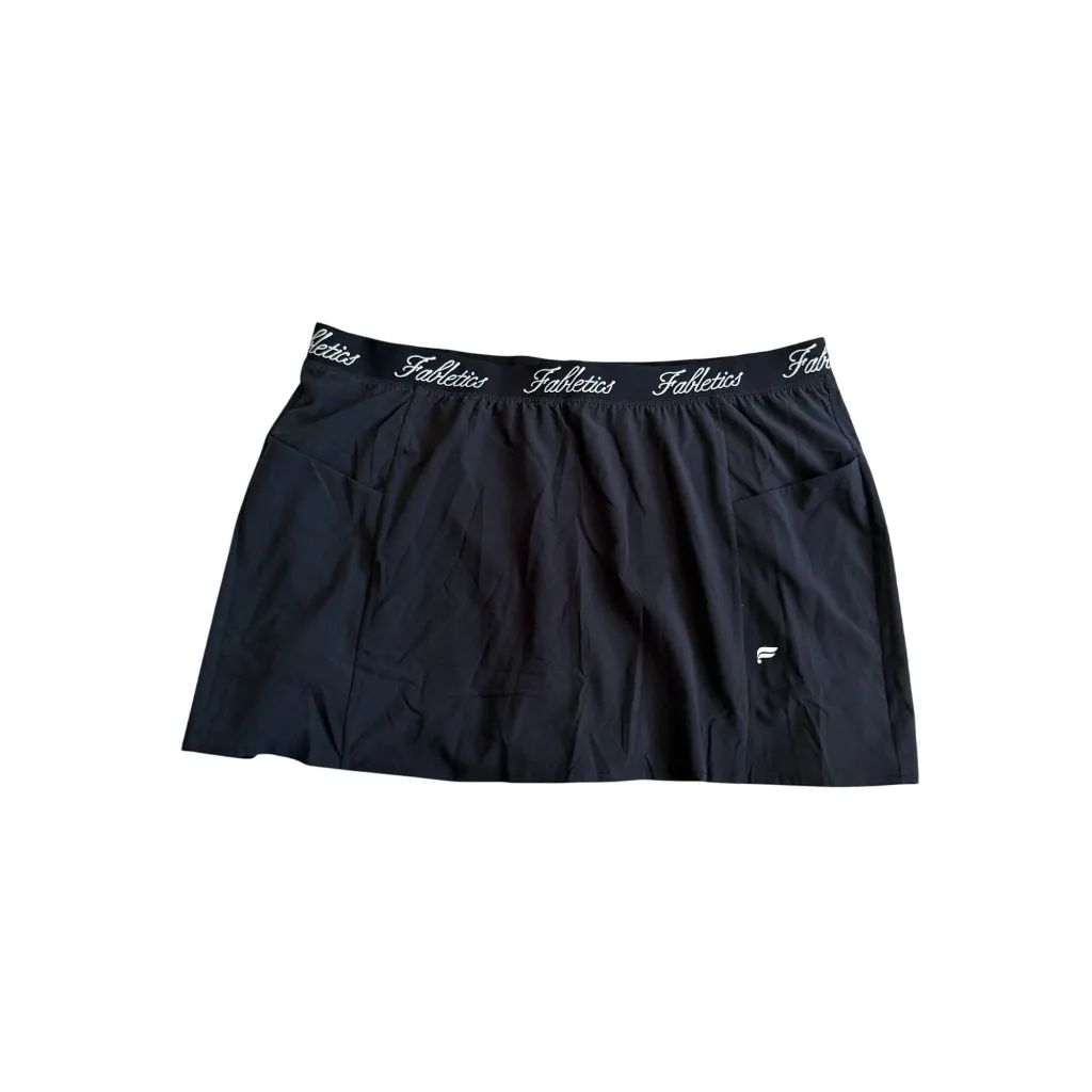 FABLETICS Black Woven Logo Pocket Skort w/ Built in Shorts Size 4X NEW NWT - Image 5