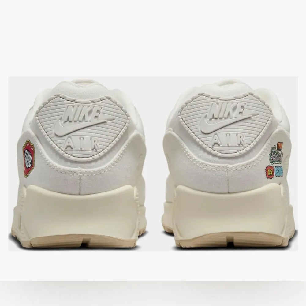 Nike Womens Size 12 Air Max 90 SE The Future Is Equal FD0867-133 Sail White Lips - Image 7