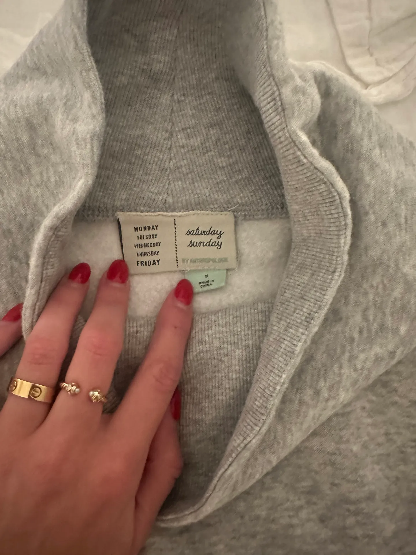 Anthropologie Gray Sweatshirt - Image 3