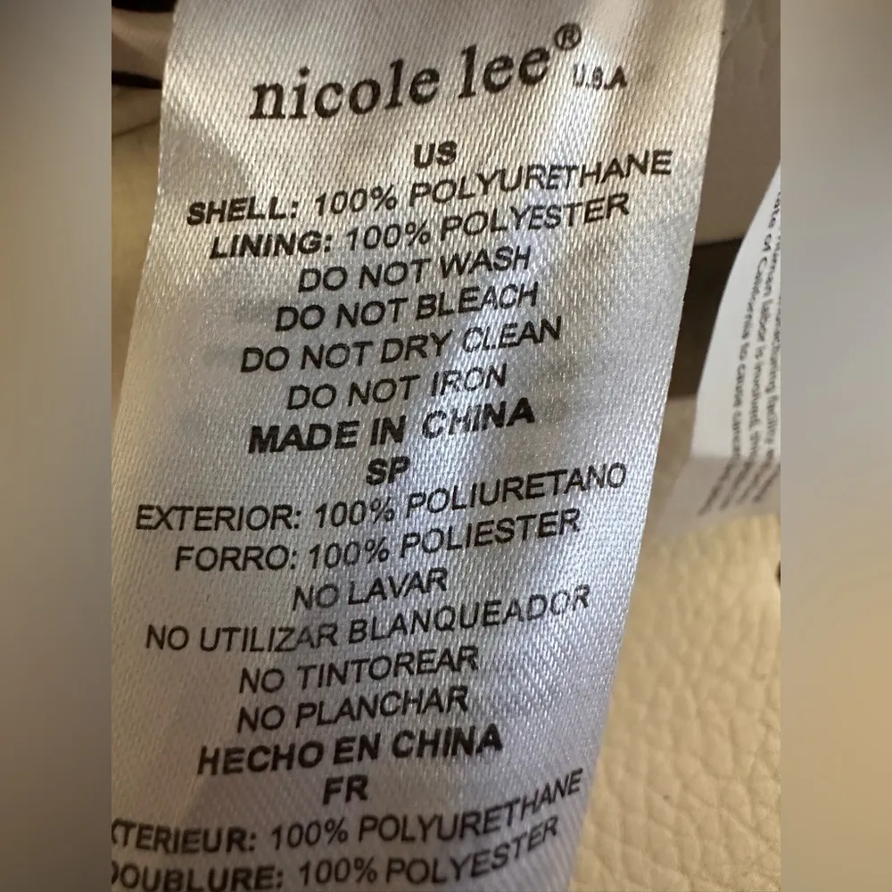 Nicole Lee Multicolor Studded White Crossbody Bag - Image 12