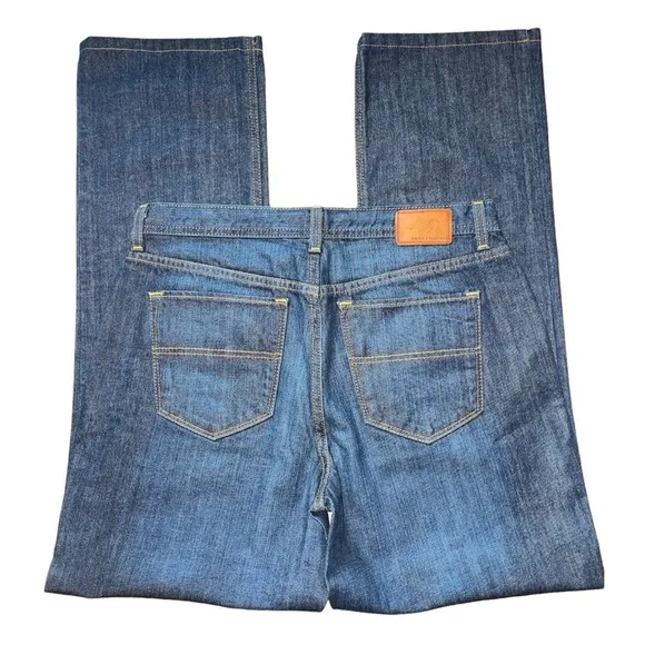 Tommy Hilfiger High Rise Straight fit Leg Dark Wash Like New Denim Jean size 8 - Image 2