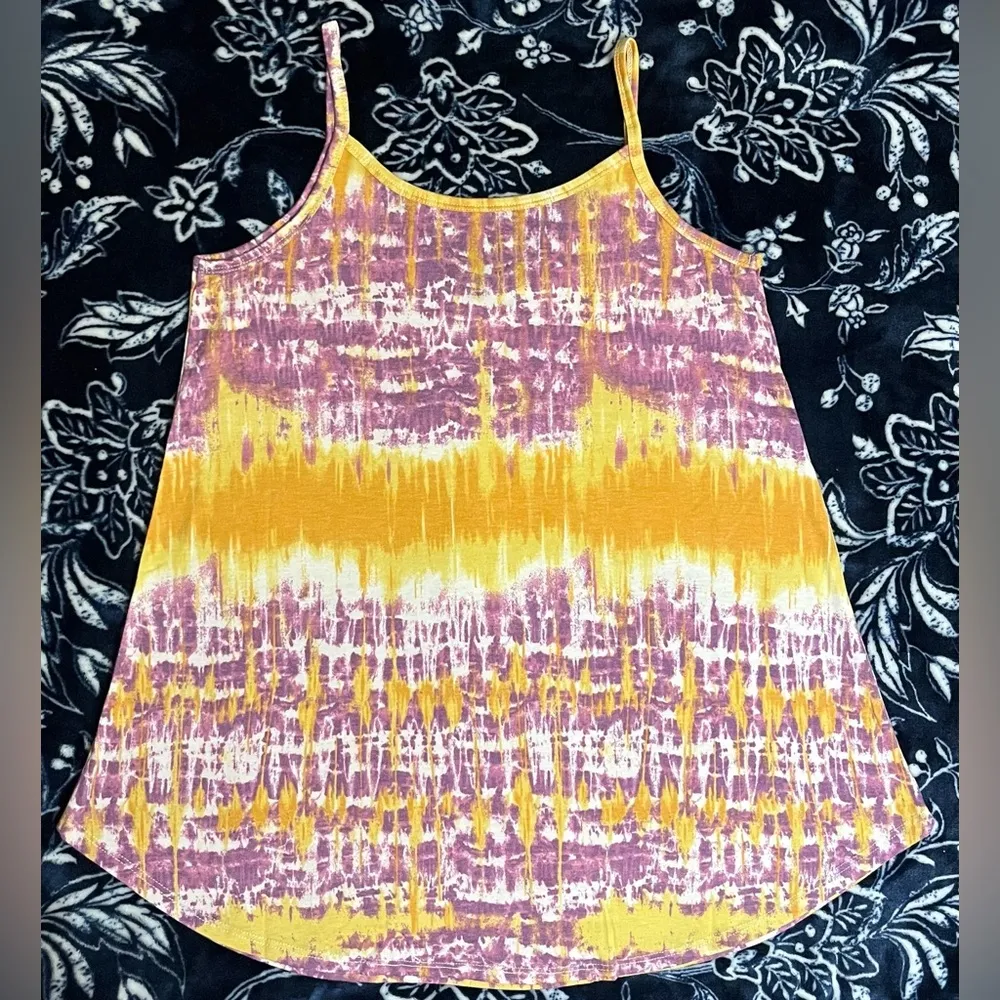 Zenana Print Front & Back Reversible Spaghetti Cami NWOT - Image 5