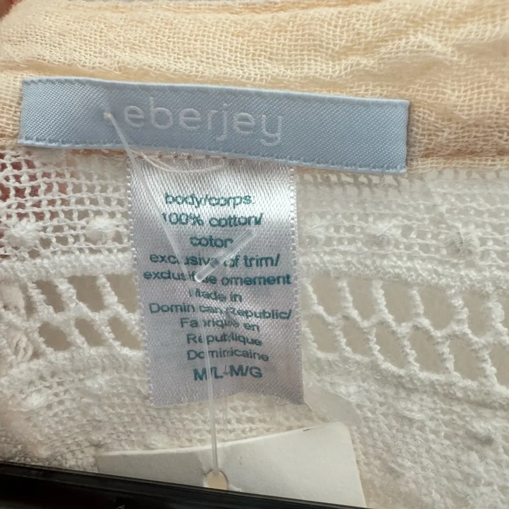 Eberjay NWT Eberjey Revolve Love Shack Pia Romper in Shell Medium - Image 6