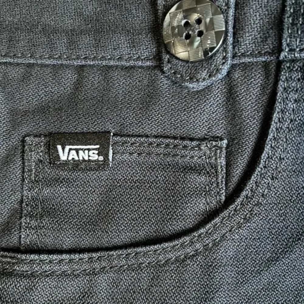 Vans Black Jean Shorts Size 7/Juniors EUC #4101 - Image 7