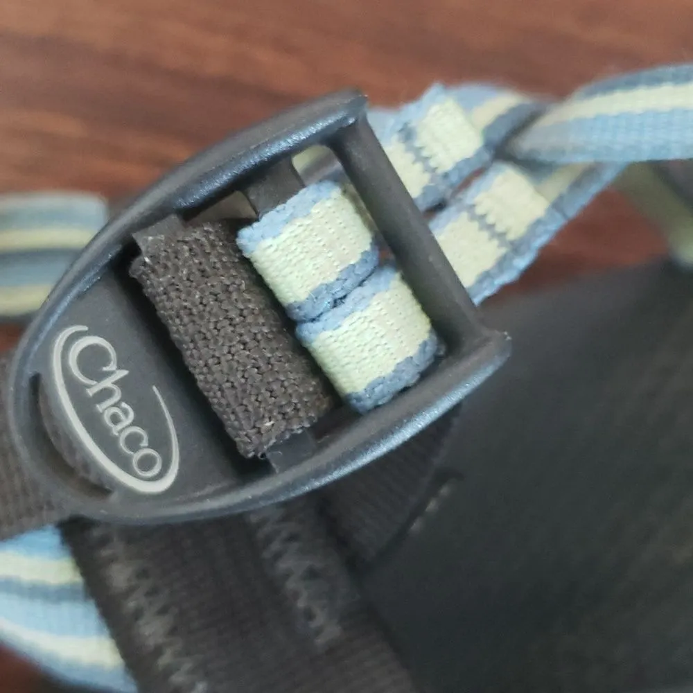 Chacos Blue Green Strap Vibram Hiking Sandals Size 11 - Image 9