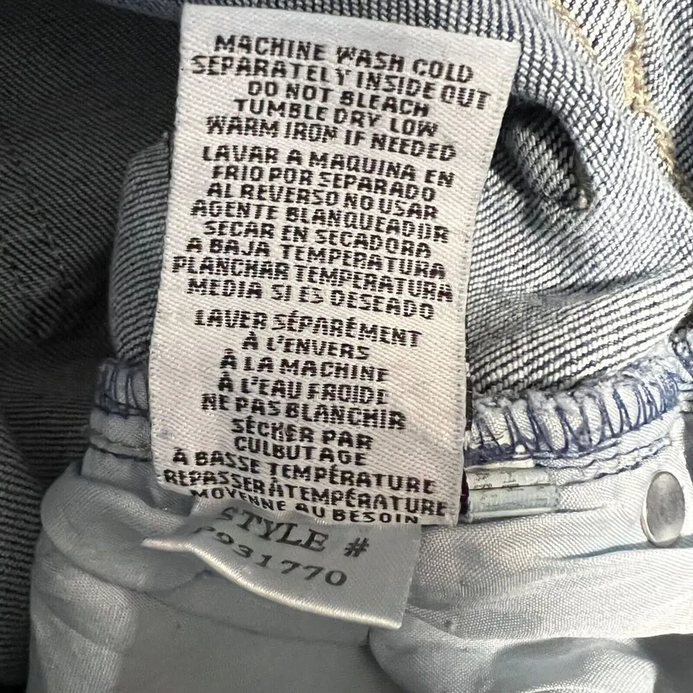 YMI Womens Denim Blue Jeans Hi Rise Dream Fit Straight Leg Ankle Length 3 26 - Image 10