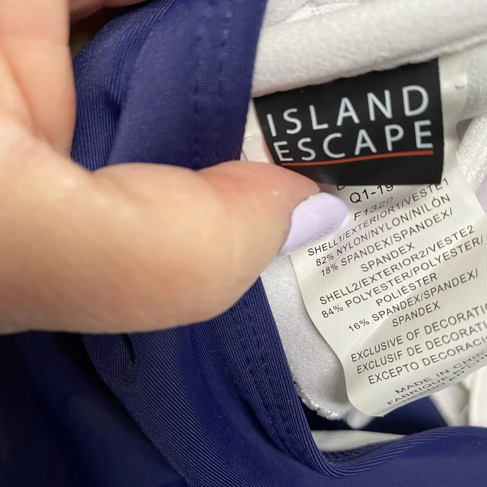 New Island Escape Created for Macy’s Tankini Top Size 10 - Image 7