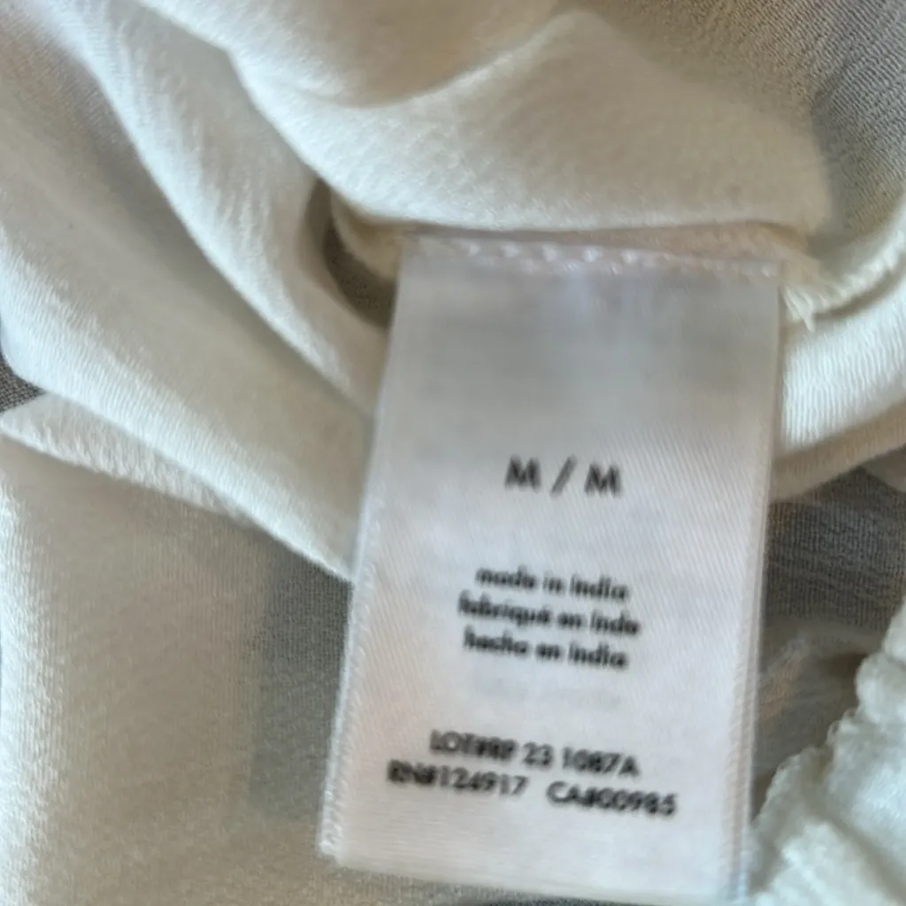 Rachel Parcell Off Shoulder Top in Ivory Size Medium NWT - Image 10