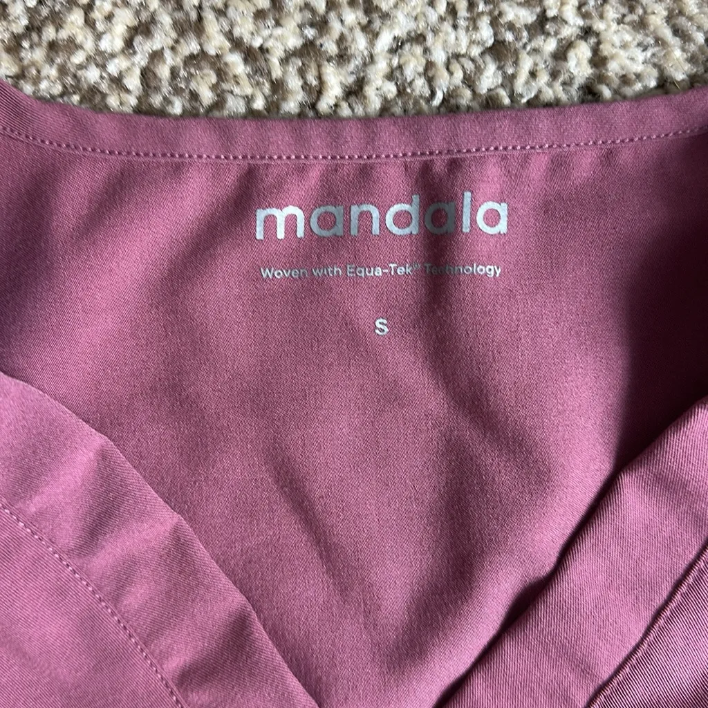 Mandala One Pocket Scrub Top Pink - Image 2