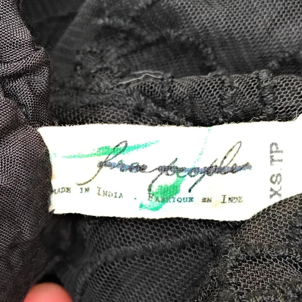 Free People‎ Black Lace Skirt - Image 5