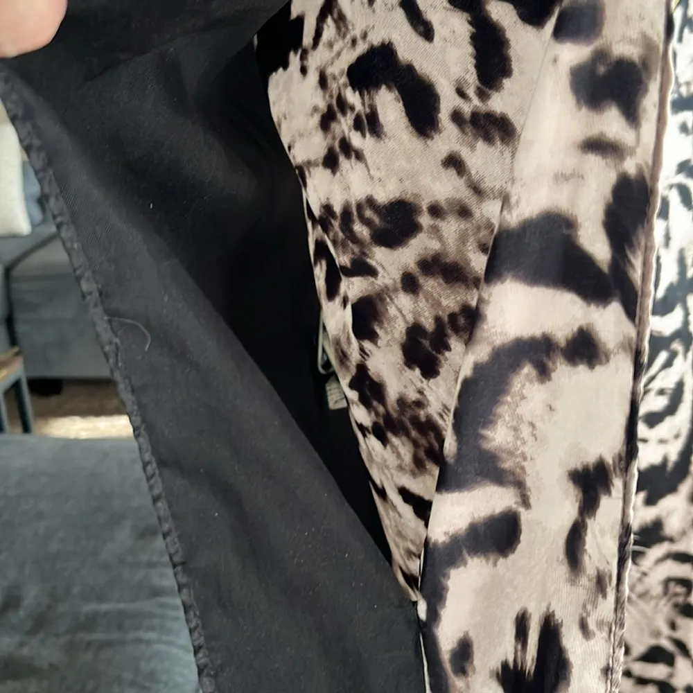 ASHRO CAFTAN FREE SIZE TIGER HEAD Black - Image 4