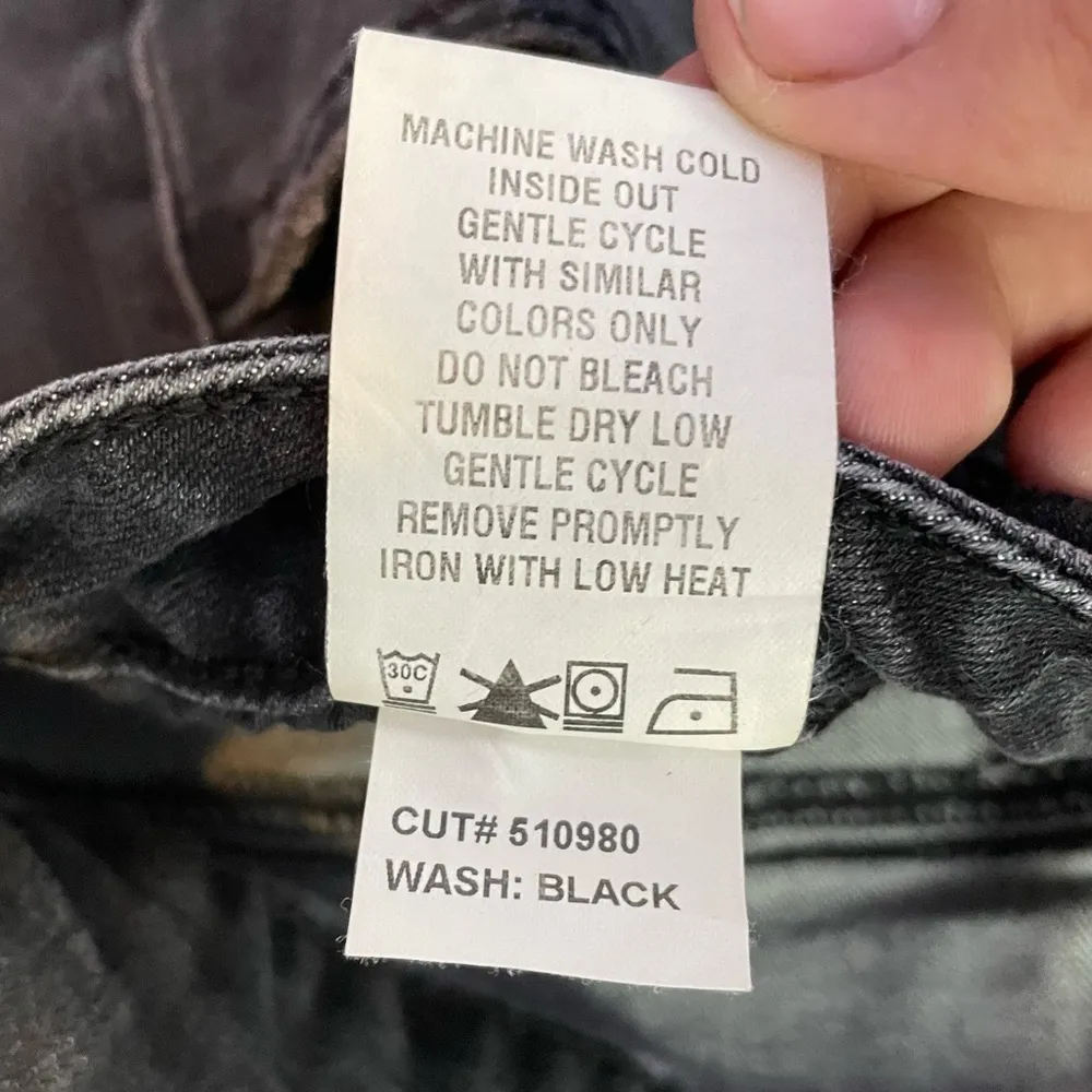 Level 99 Skinny Jeans‎ in Black Size 28 - Image 6