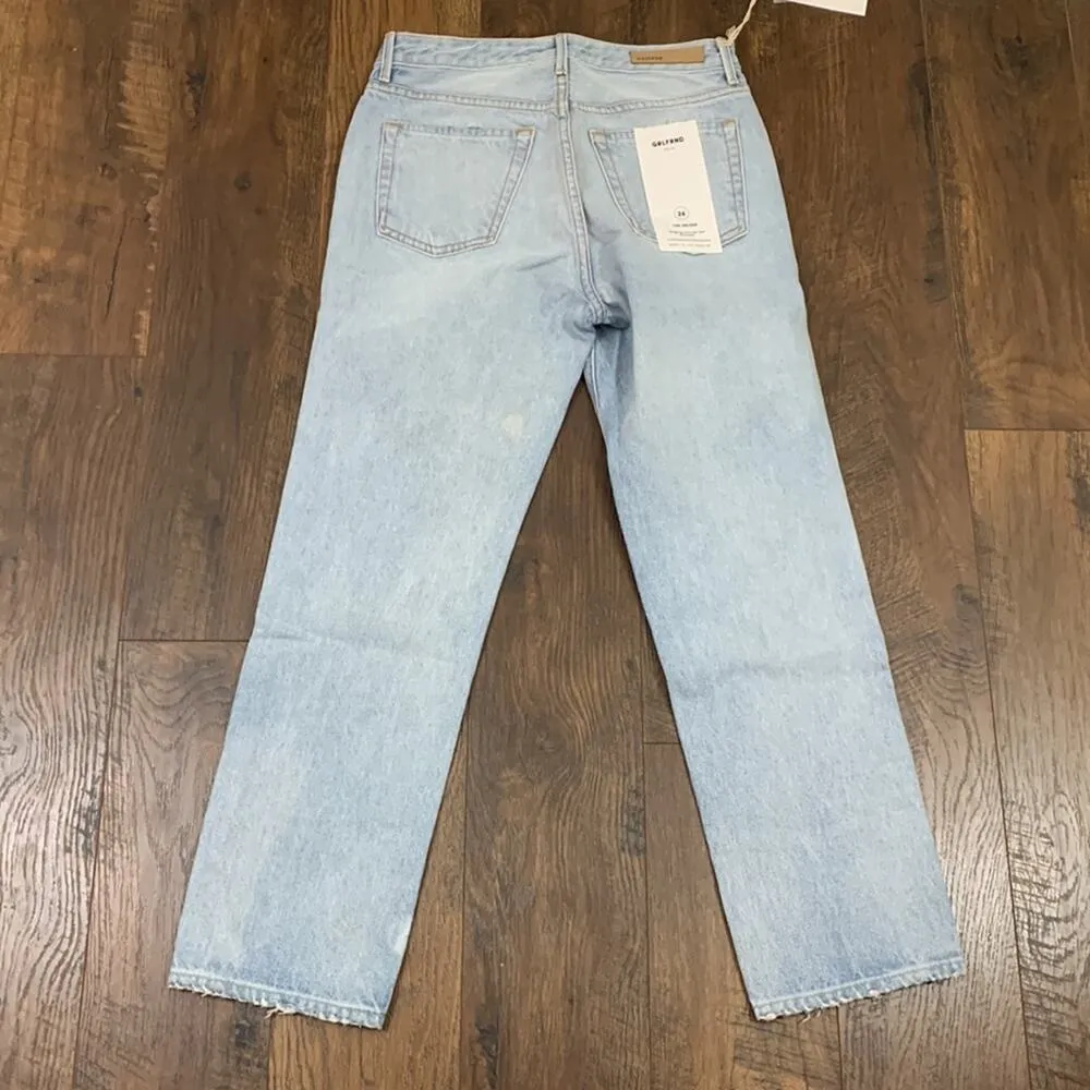 GRLFRND The Helena Straight Leg High Waist Jeans in Signing Off - Image 11