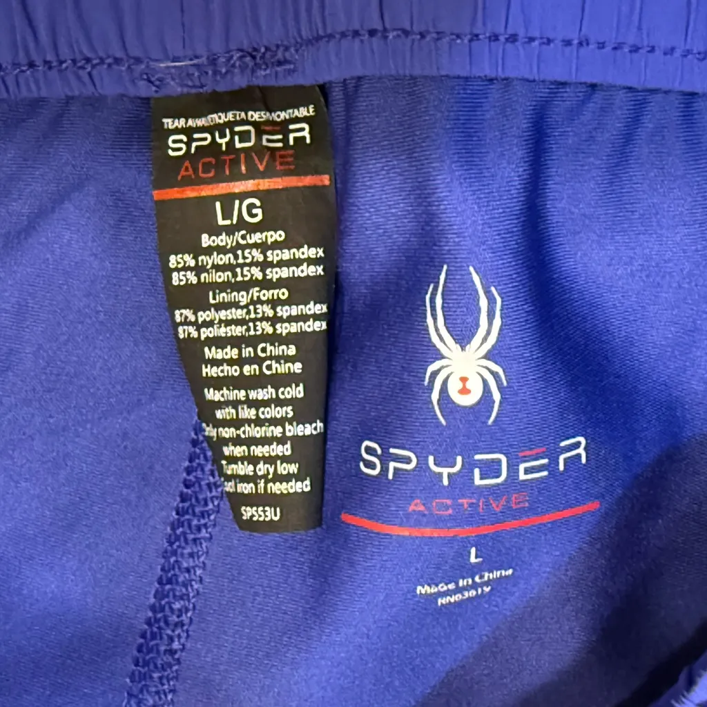 Spyder  Active Purple Shorts - Image 2