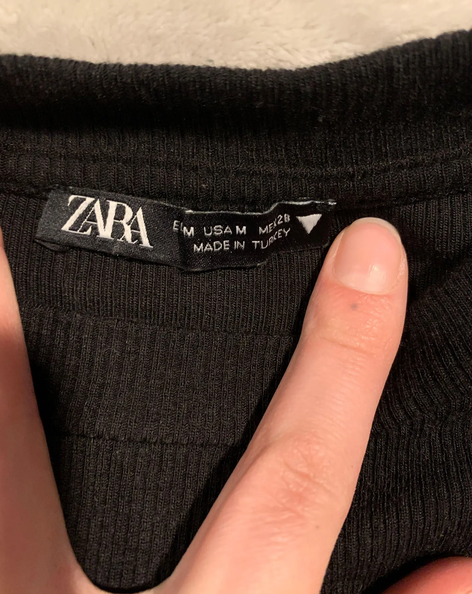 ZARA side tie crop top - Image 5