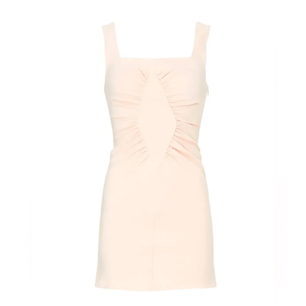 Marina Moscone Diamond Inlay Dress Mini Sleeveless Blush Pink Size US 4 - Image 2