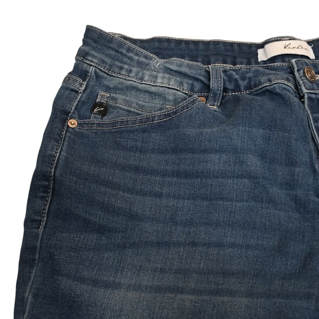 KanCan Women's 2XL Girlfriend Relaxed Skinny Jean Blue Size 34 - Image 6