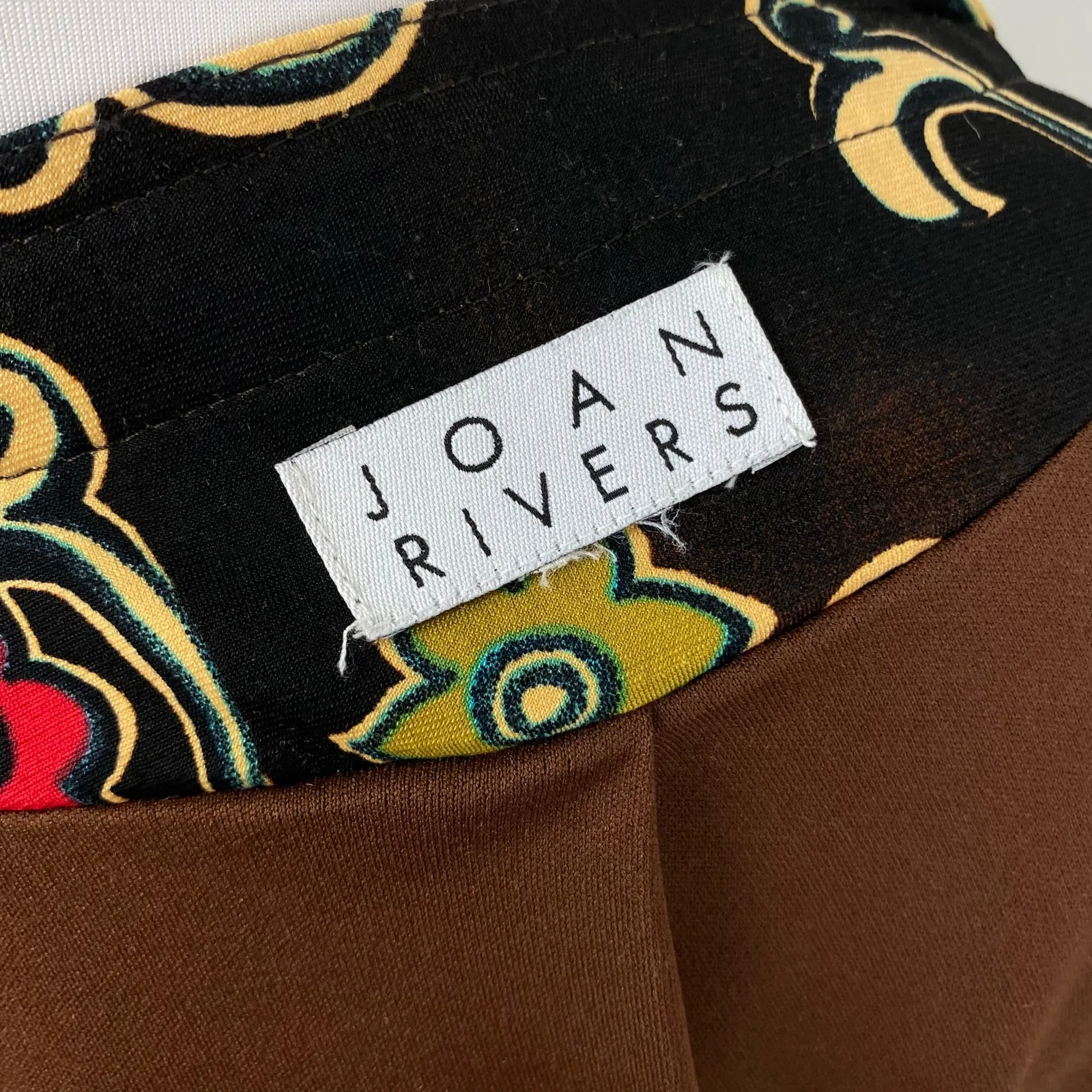 Vintage Joan Rivers Moroccan Flare Open Front Blazer Jacket Cardigan Artsy 1X Black Size XL - Image 9