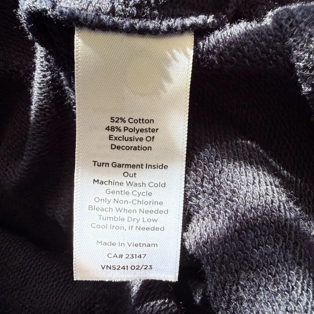 Talbots dark blue long sleeve crewneck pullover sweater with dog XS - Image 8