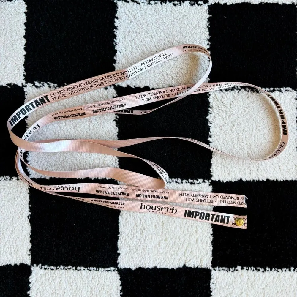 House of CB Coco Black Satin Drape Back Dress L - Image 7