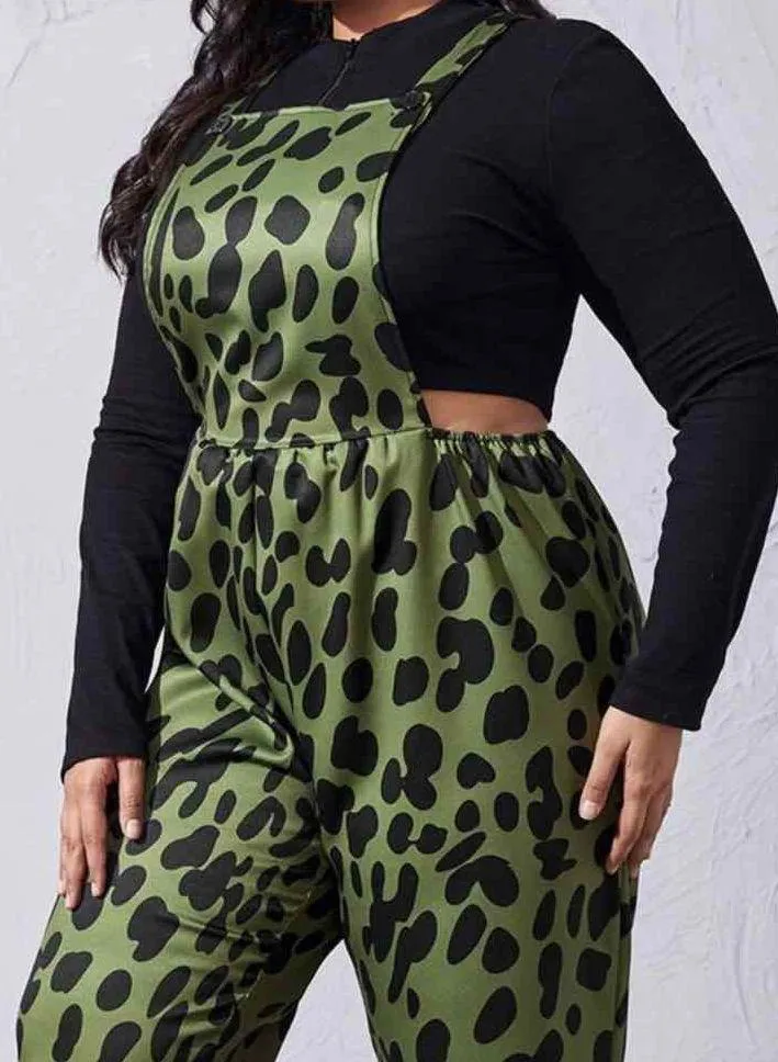 Plus Size Jumpsuit Green - Image 5