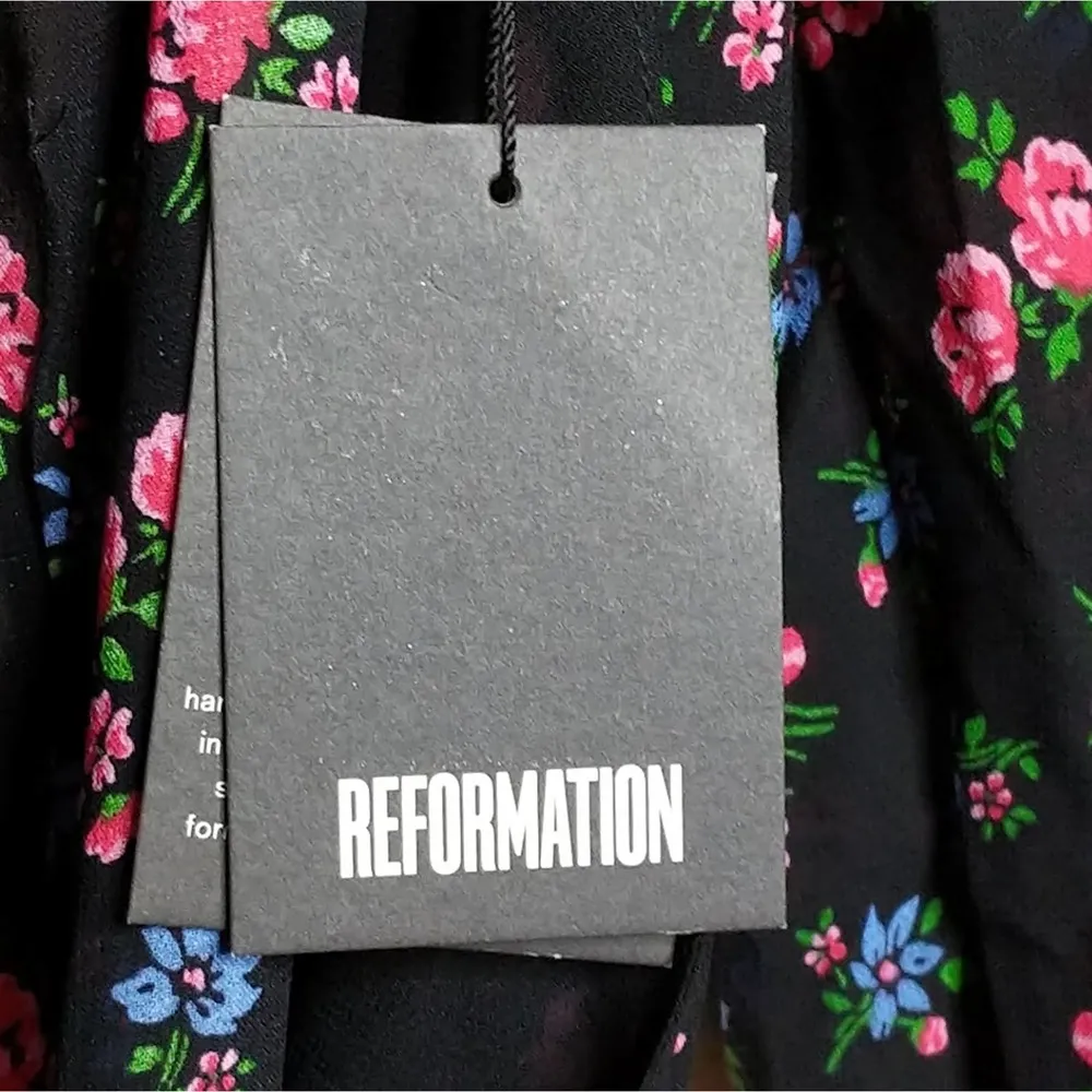 Reformation  Eveleigh Wrap Minidress - Size L - NWT - Image 9