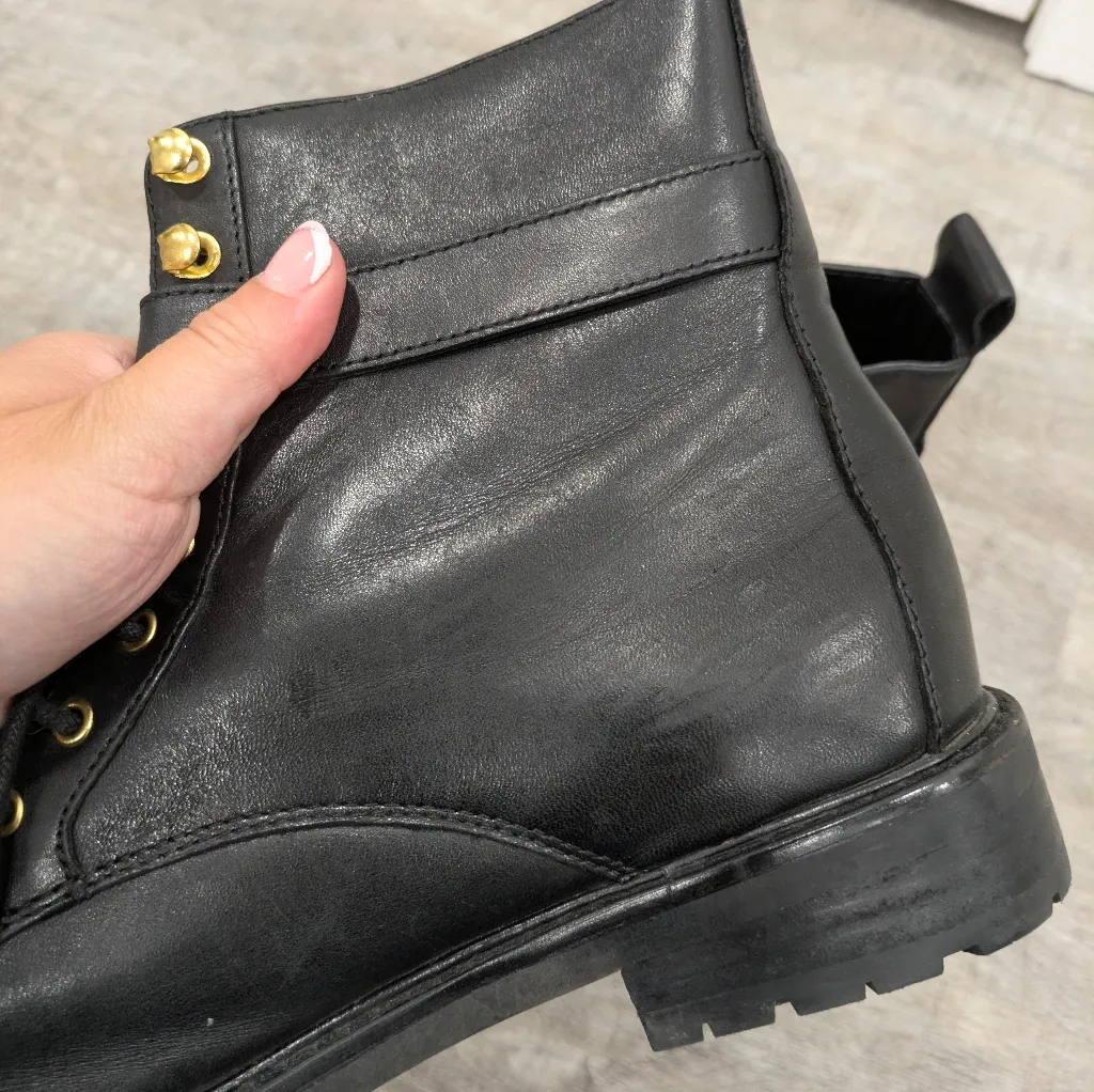 Lauren Ralph Lauren Elridge Boot Size 8.5 Gold - Image 13