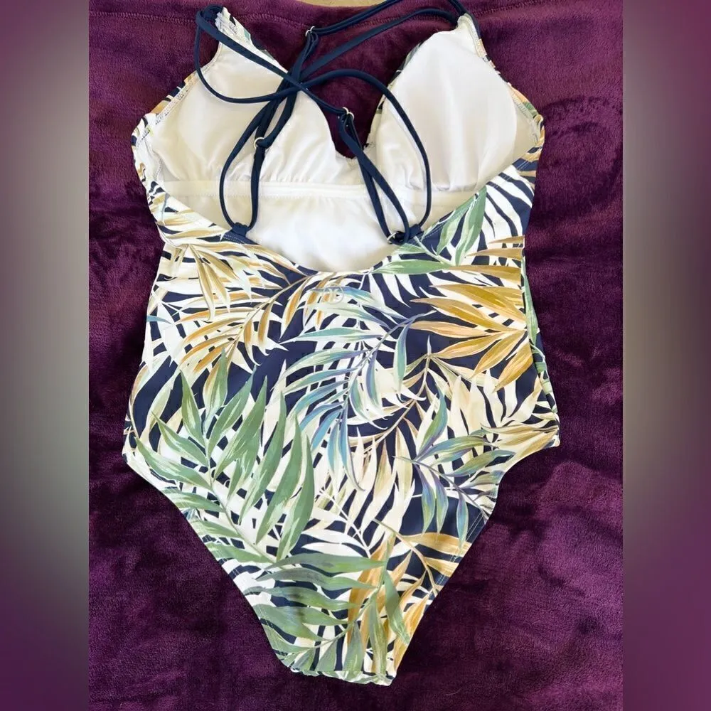 HURLEY NWOT TROPICAL SWIMSUIT SIZE LARGE - Image 3