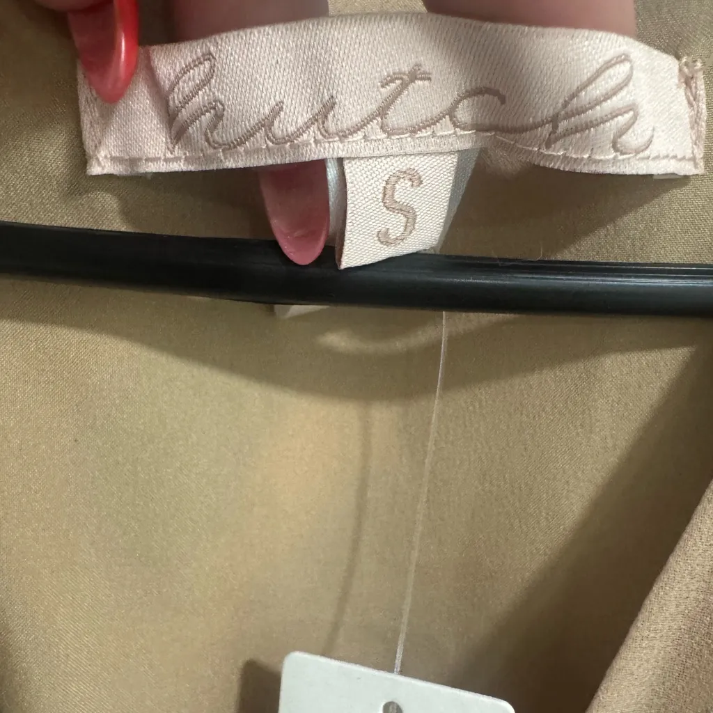 New Anthropologie Hutch Lala Leopard Wrap Maxi Dress - Image 8