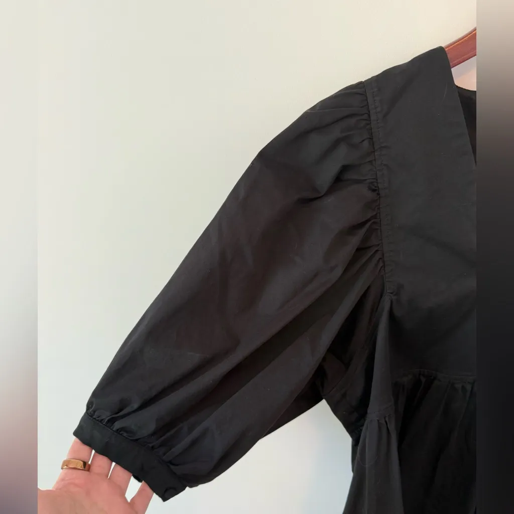 Hunter Bell‎ Women's Maya Puff-Sleeve Eyelet Mini Dress Size S - Image 5