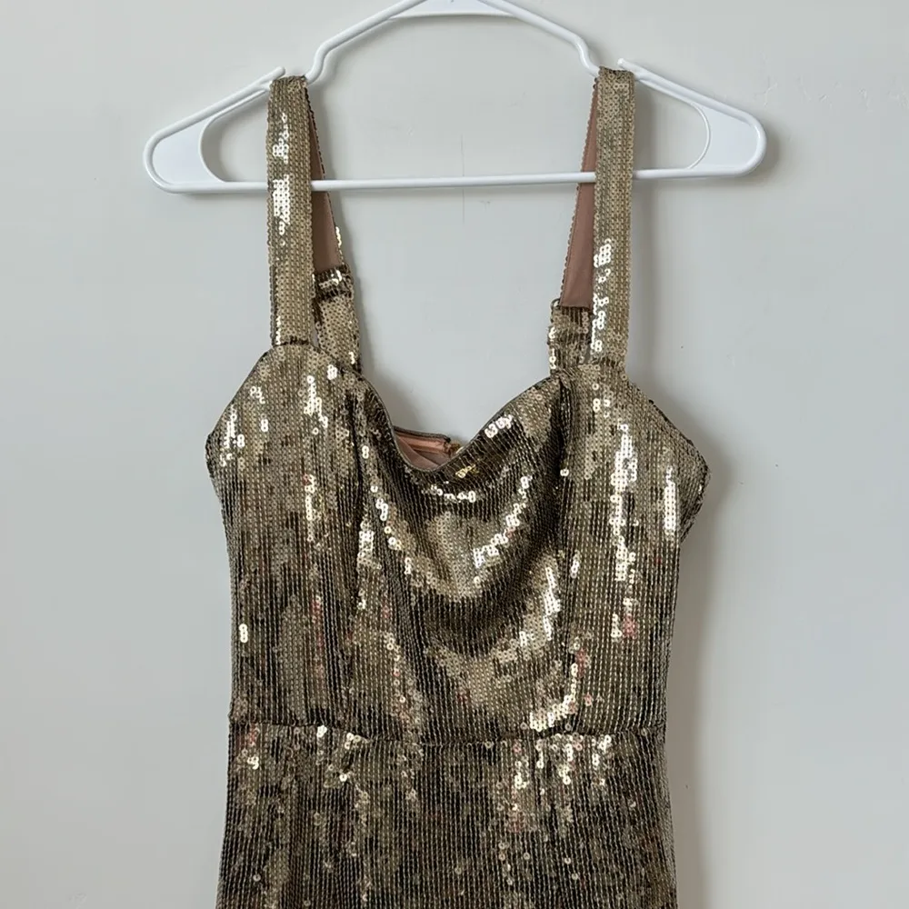 Bronx & Banco Cherie Gold Maxi Dress Size: XS - Image 5
