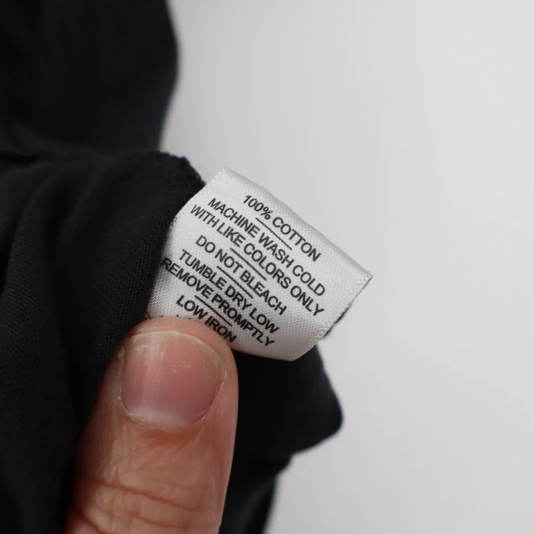 American Giant Black Crew Neck Short Sleeve T Shirt Made in USA XS - Image 4