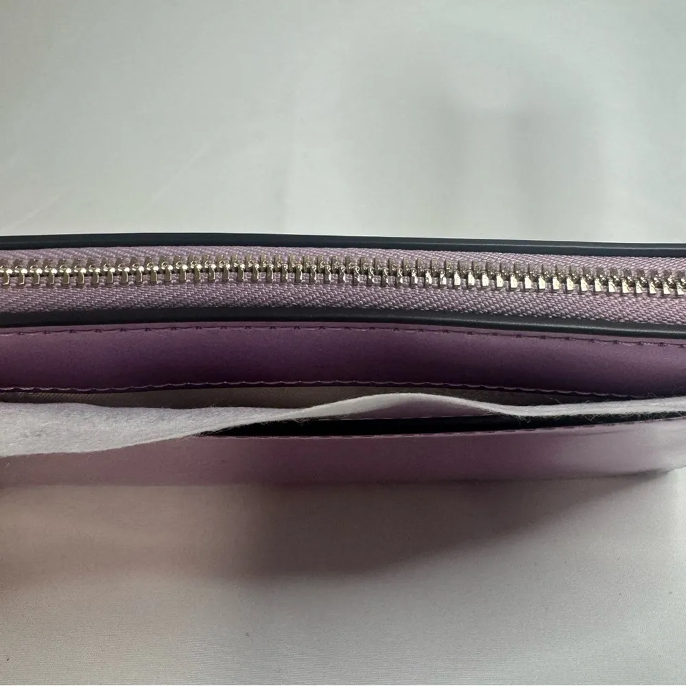 New York Lucy Medium L-Zip Wristlet Quartz Pink NEW With Tags - Image 4